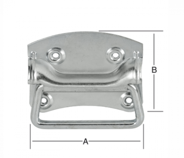 Kistengriff 100x80 mm Nr. 001328100Z